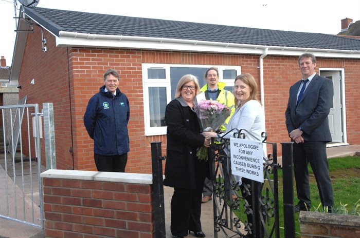 Cllr Brooks at 8 Pardoe Crescent